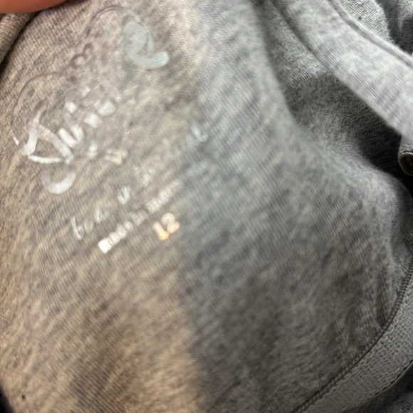 Justice Girls “Love One Another” Sequin Silver Blue Red Tank Shirt Size 12 - Picture 11 of 11